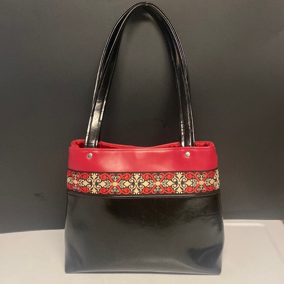 LAURA BEE Designs Vegan Shoulder Bag Snap Purse - Picture 1 of 17